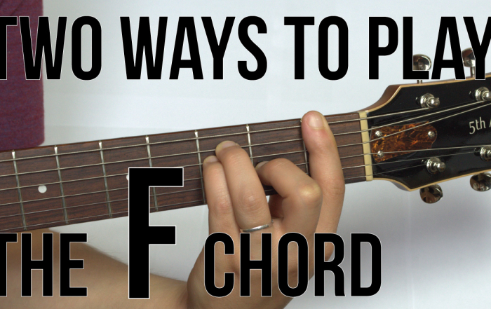 tricks to learning f bar chord