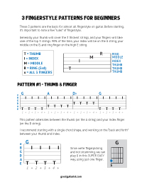 3 Fingerpicking Patterns For Beginners You NEED To Know!