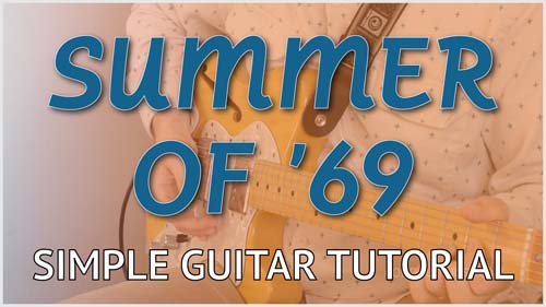 Summer of '69 Guitar Tutorial