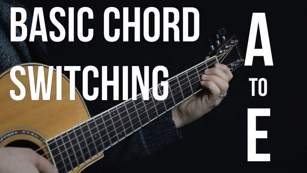 a to e chord transition