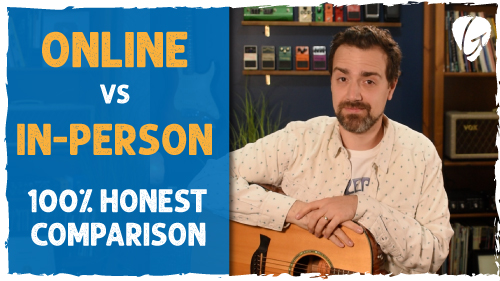 Online vs In-Person Guitar Lessons