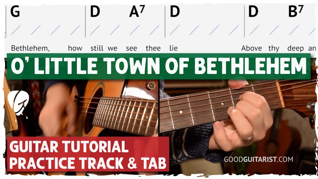 O Little Town of Bethlehem Guitar Tutorial