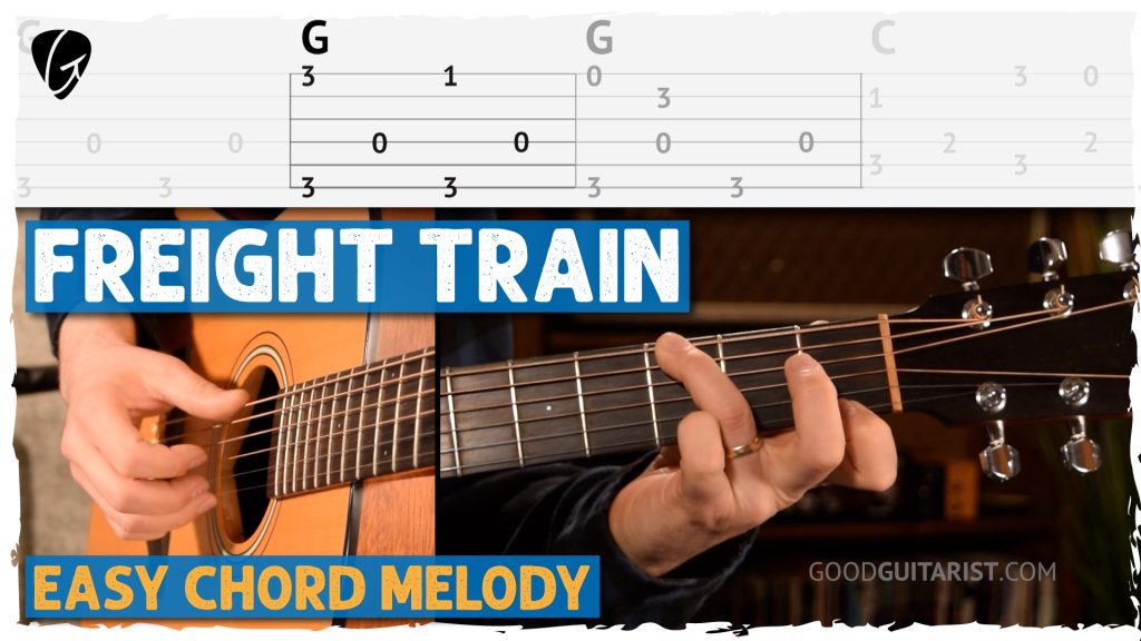 Freight Train Guitar Tutorial