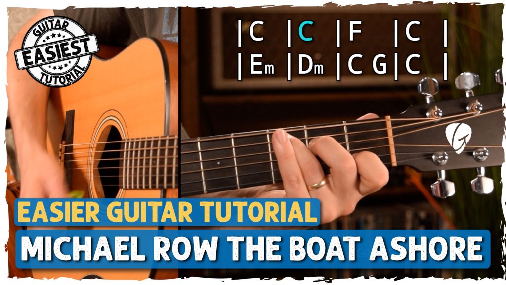 Michael Row The Boat Ashore Guitar Tutorial
