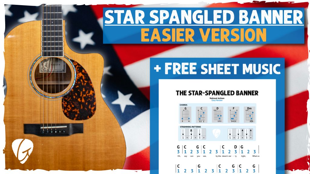 Star Spangled Banner Guitar Tutorial