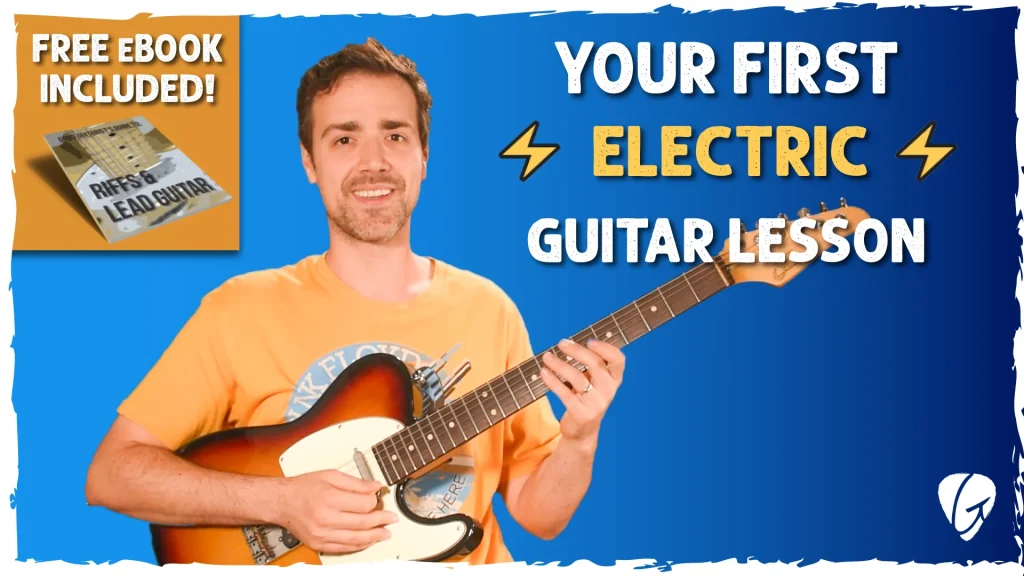 Your First Beginner Electric Guitar Lesson