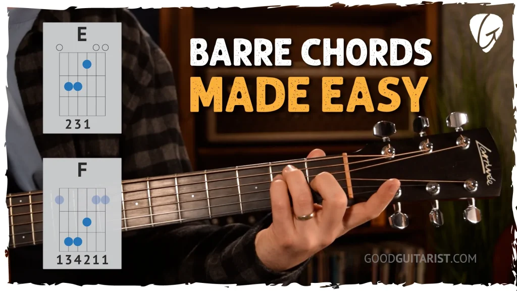 How to play barre chords on guitar