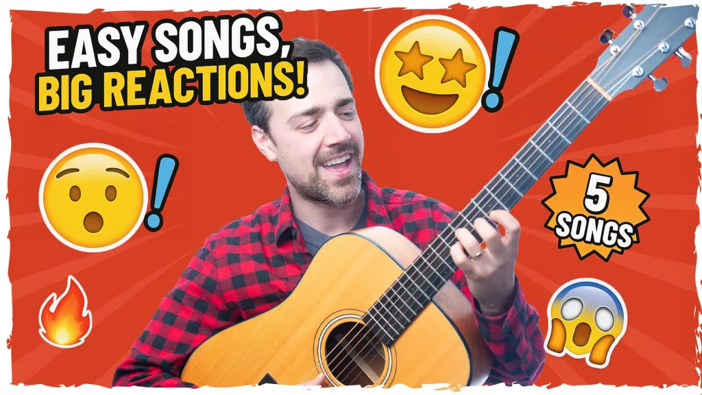 5 Easy Guitar Songs to Impress Your Friends
