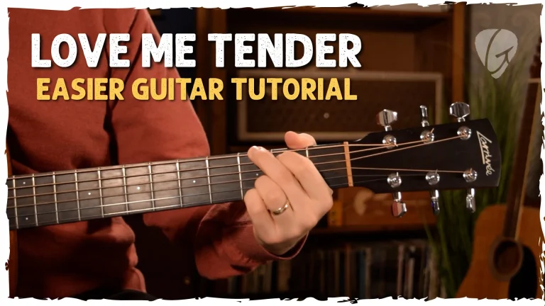 Love me tender easy guitar lesson
