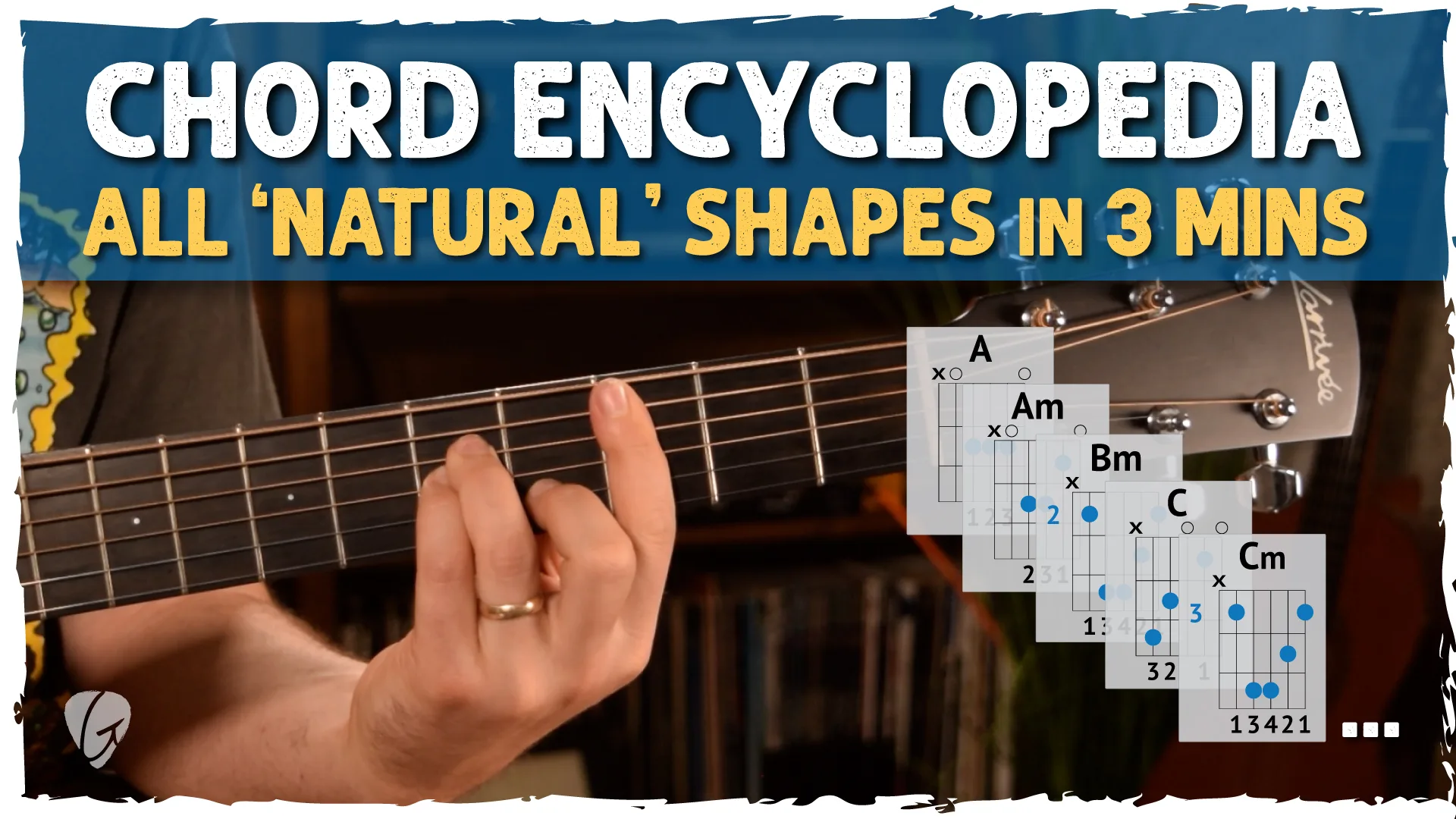 Learn Every Natural Major and Minor Guitar Chord