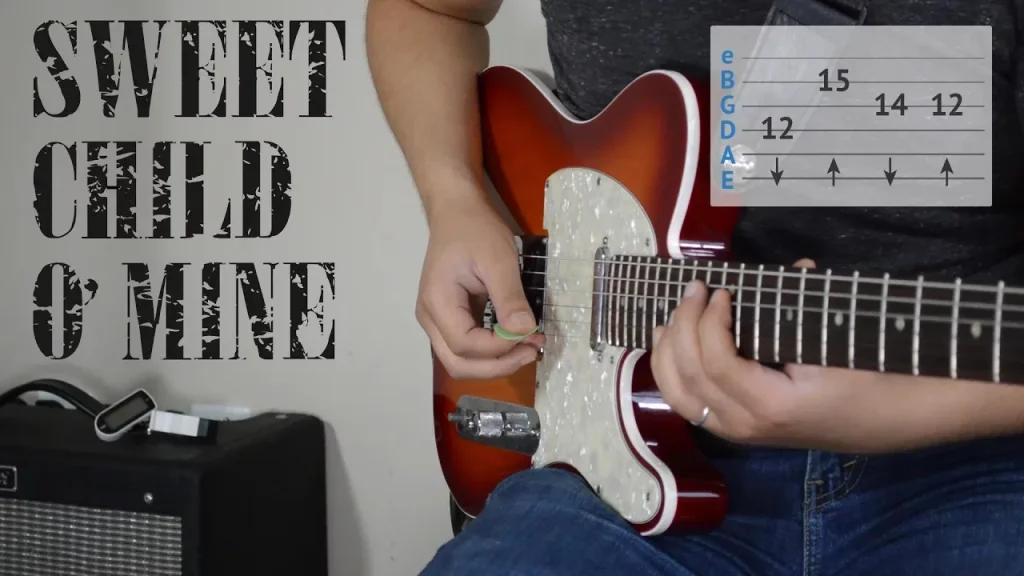 Sweet Child O’ Mine Guitar Tutorial – Iconic Riff + Power Chords