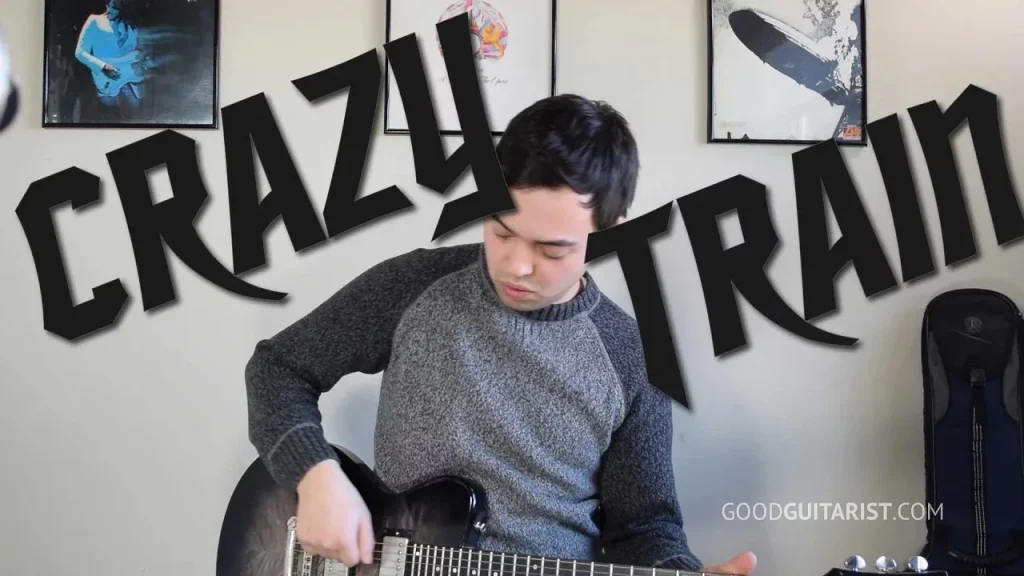 Crazy Train Guitar Tutorial – Easy Electric Riff Lesson