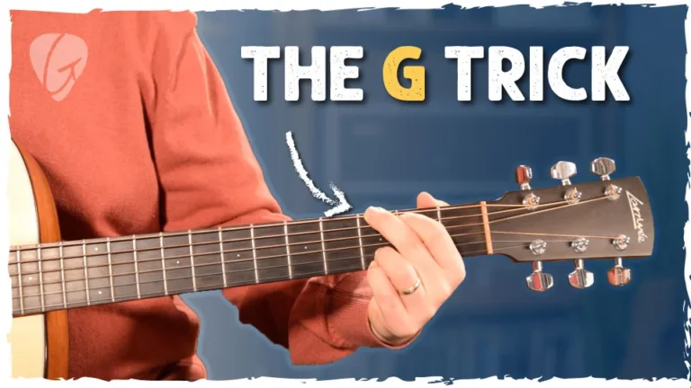The “G Chord Trick” on guitar lesson