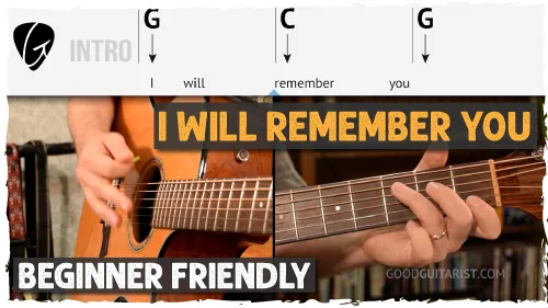 I Will Remember You Guitar Tutorial | Sarah McLachlan Acoustic Ballad