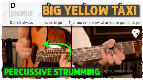 Big Yellow Taxi Guitar Tutorial | Learn Joni Mitchell’s Acoustic Hit