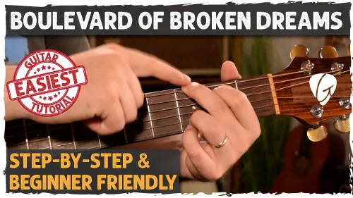 Boulevard of Broken Dreams Guitar Tutorial | Green Day Lesson