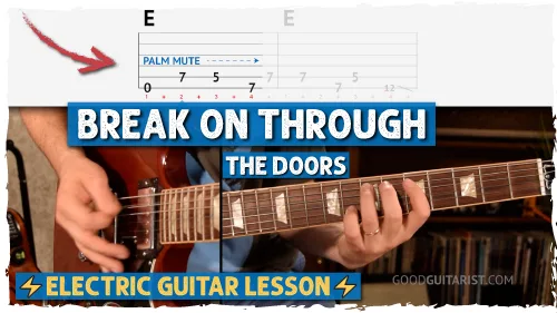 Break On Through Guitar Tutorial | The Doors Acoustic Rock Lesson