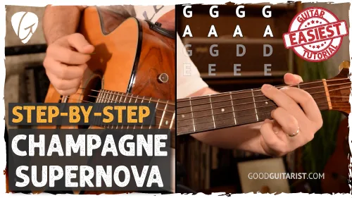 Champagne Supernova Guitar Tutorial | Easy Oasis Lesson