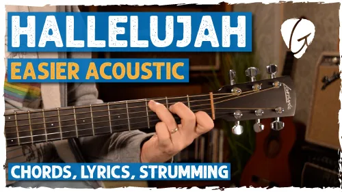 Hallelujah Easiest Guitar Tutorial