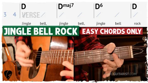 Jingle Bell Rock Guitar Tutorial | Bobby Helms Holiday Classic