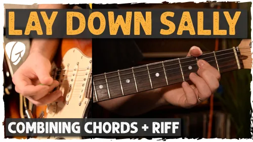 Lay Down Sally Electric Guitar Tutorial | Eric Clapton Blues Lesson