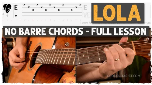 Lola Guitar Tutorial | The Kinks Acoustic Rock Lesson