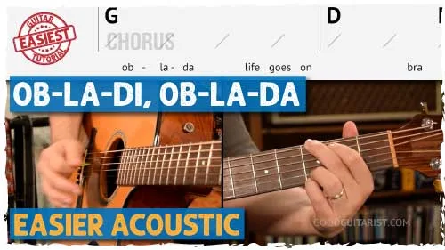 Easy Guitar Lesson: Ob-La-Di, Ob-La-Da by The Beatles
