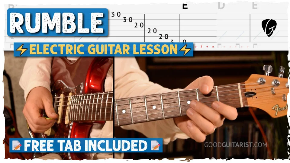 Rumble Guitar Tutorial | Link Wray Easy Rock Lesson