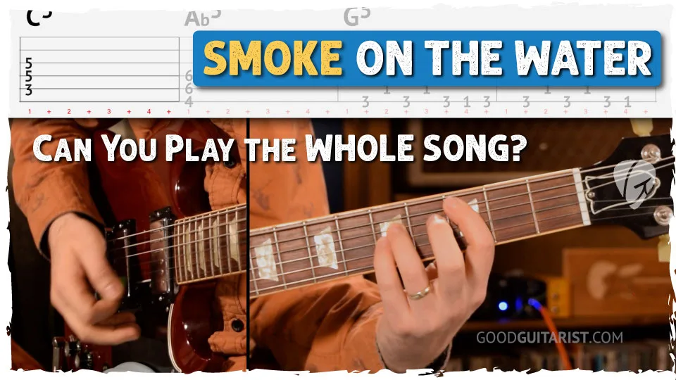 Smoke On The Water Guitar Tutorial | Deep Purple Riff Lesson