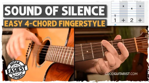 Sound of Silence Fingerstyle Guitar Tutorial | Simon & Garfunkel Lesson