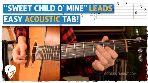 Play Sweet Child O’ Mine – Easy Acoustic Guitar Version for Beginners