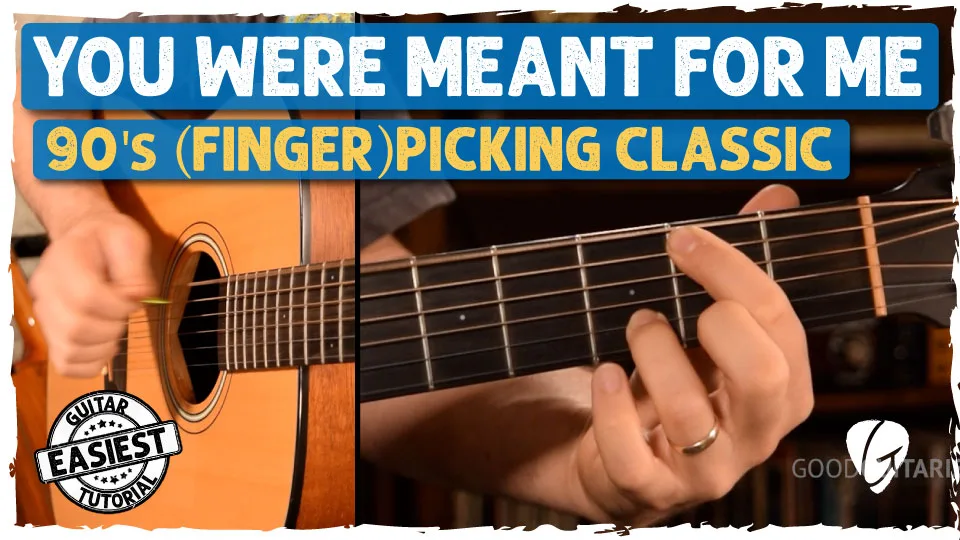 You Were Meant For Me Guitar Tutorial | Easy Jewel Song
