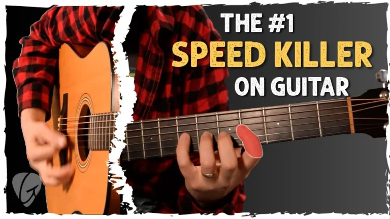 Thumbnail for YouTube guitar lesson about getting faster fingers on guitar