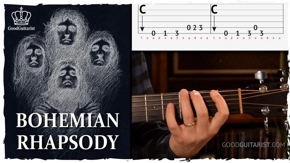 Bohemian Rhapsody Guitar Tutorial Part 1 | Easy Queen Song Lesson