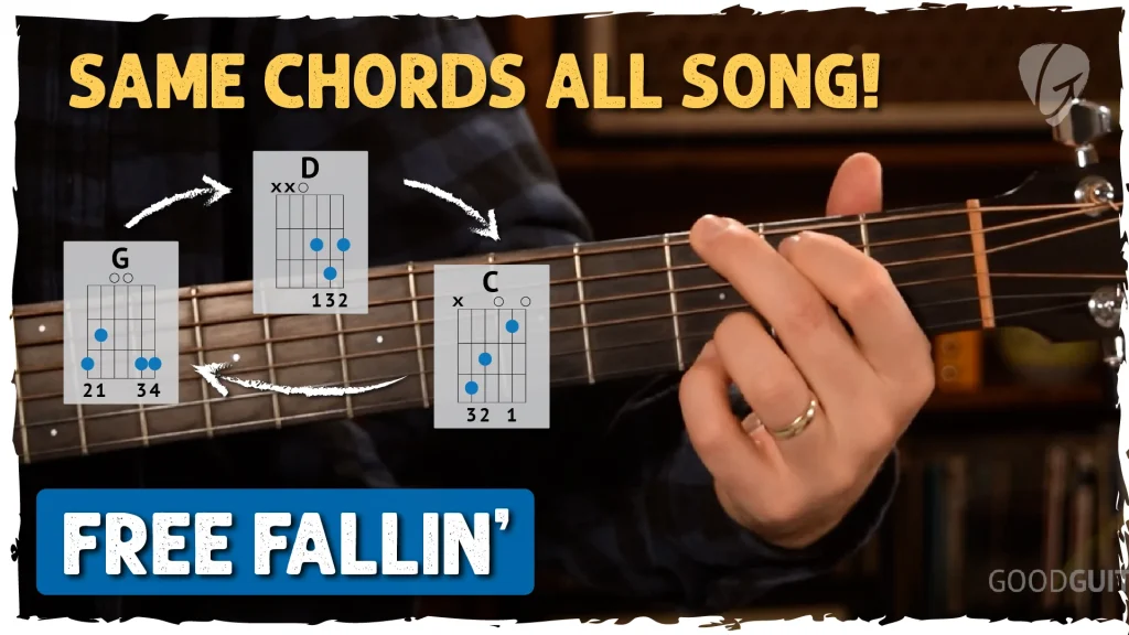 Free Fallin’ Guitar Tutorial – Easy Chords & Strumming for Beginners