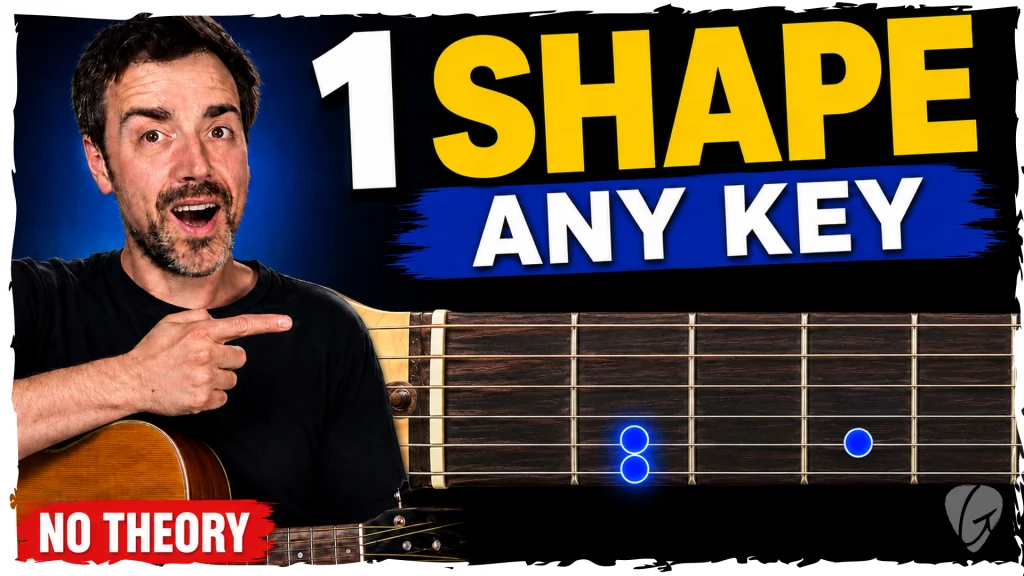 The One Fretboard Shape That Unlocks Every Key (No Theory Needed)