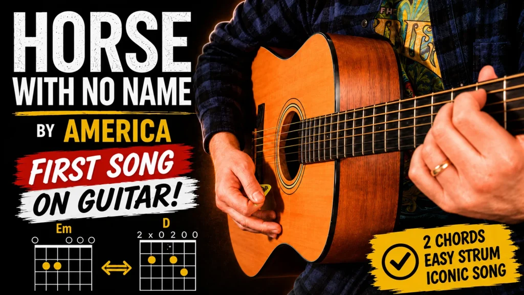 Learn to play "A Horse With No Name" by America