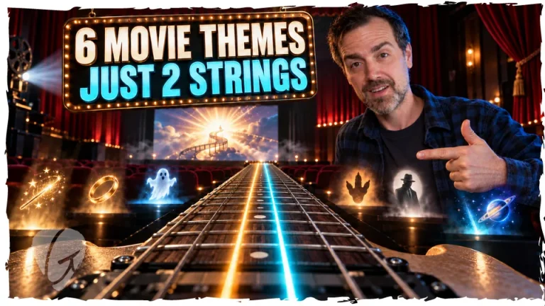 James from Good Guitarist playing easy movie theme melodies on guitar