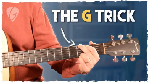 The “G Chord Trick” on guitar lesson