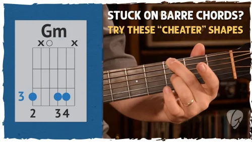 Easy Alternatives to Barre Chords on Guitar